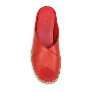 Vince Fairley Red Cross cross sandal